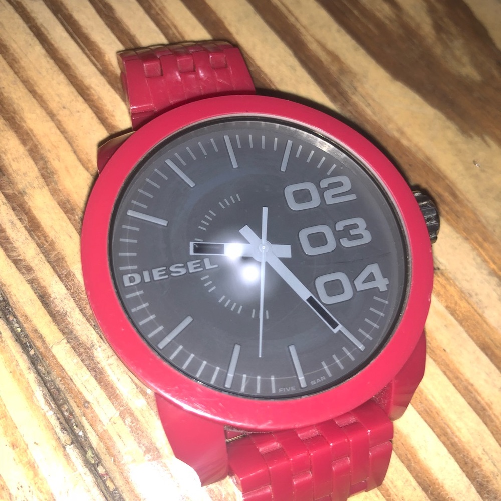 Red/Black watch - Diesel